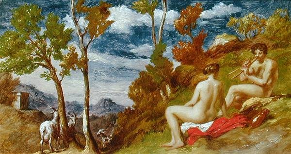 Wiejska sielanka autorstwa Edward Calvert