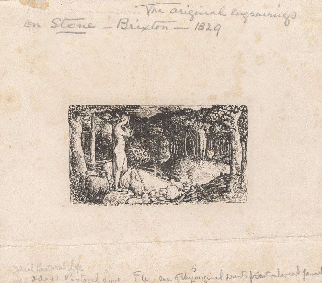 Idealne życie pasterskie autorstwa Edward Calvert