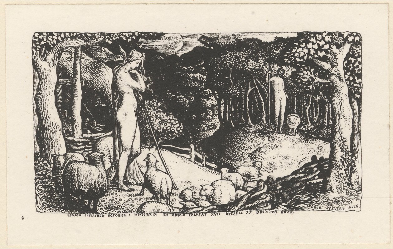 Idealne życie pasterskie autorstwa Edward Calvert