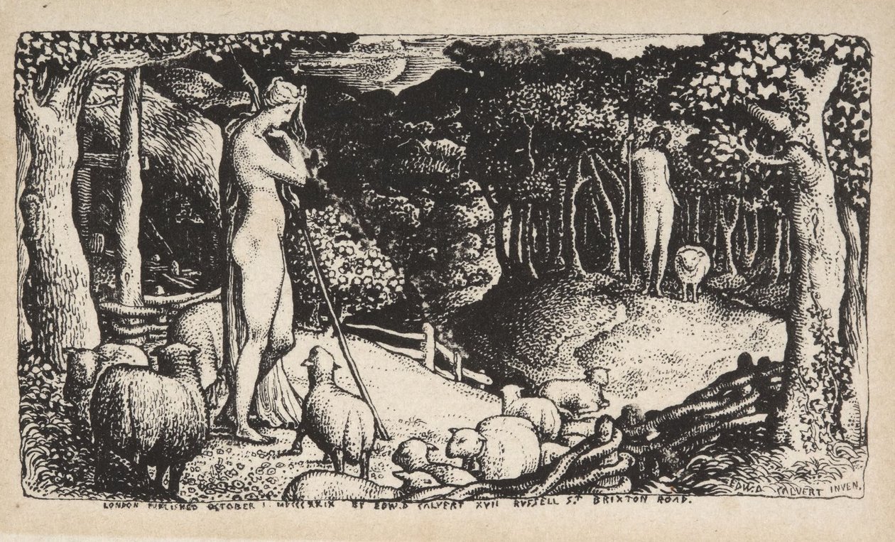 Idealne życie pasterskie autorstwa Edward Calvert