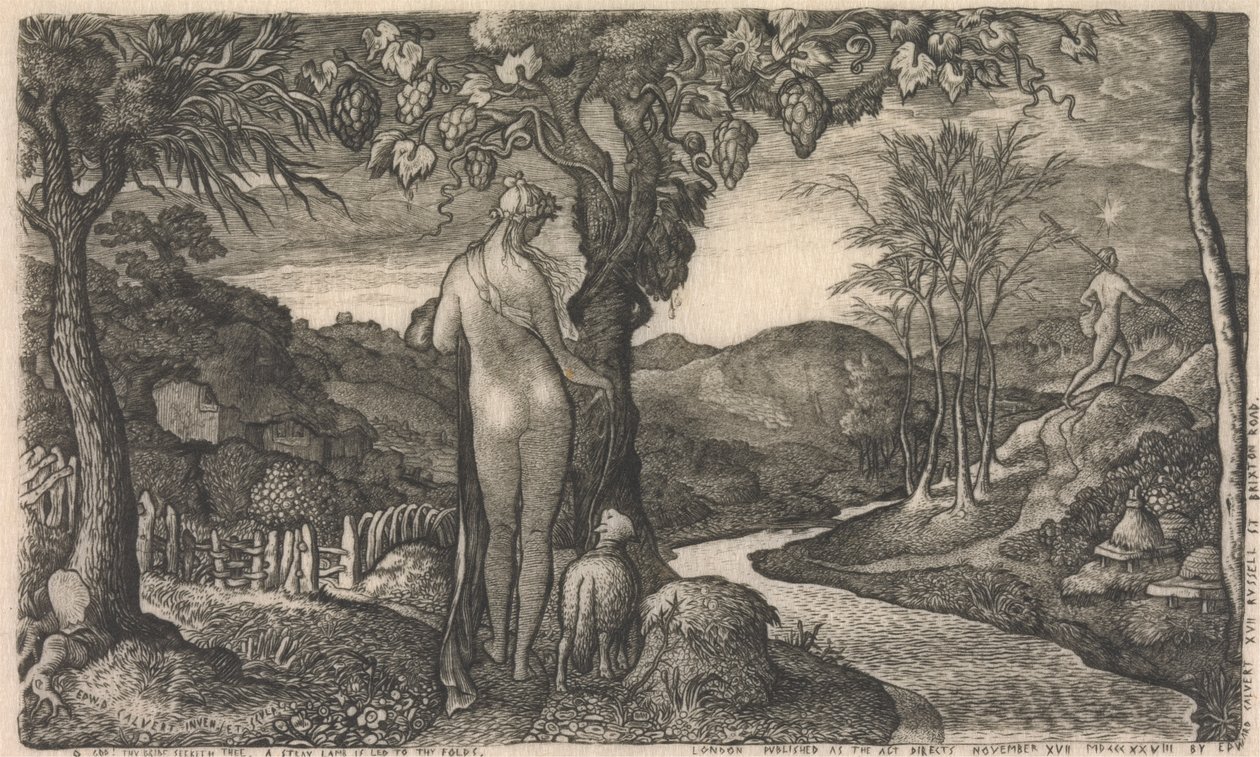 Panna młoda autorstwa Edward Calvert
