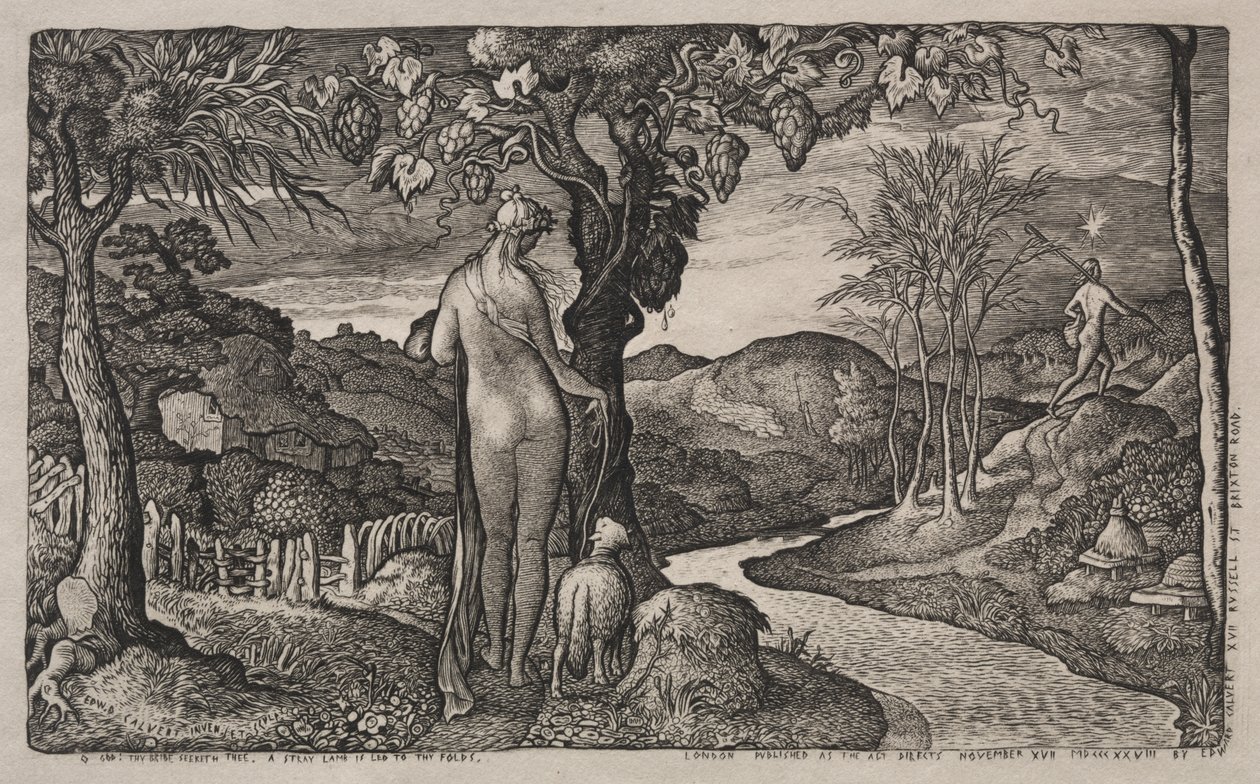 Panna młoda autorstwa Edward Calvert