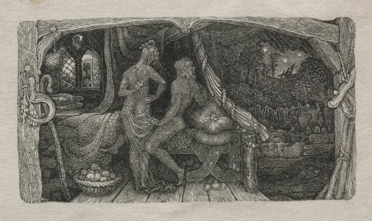 Komnata-Idylla autorstwa Edward Calvert