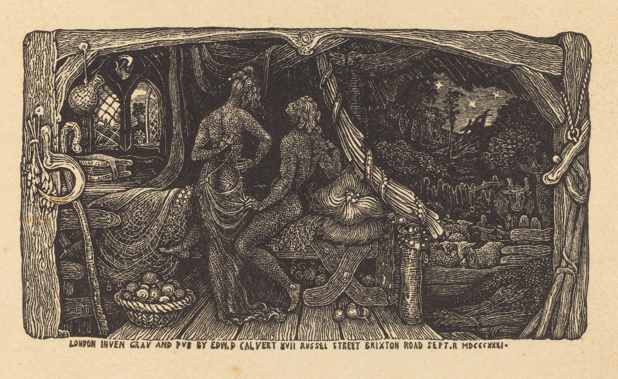 Idylla Komnaty autorstwa Edward Calvert