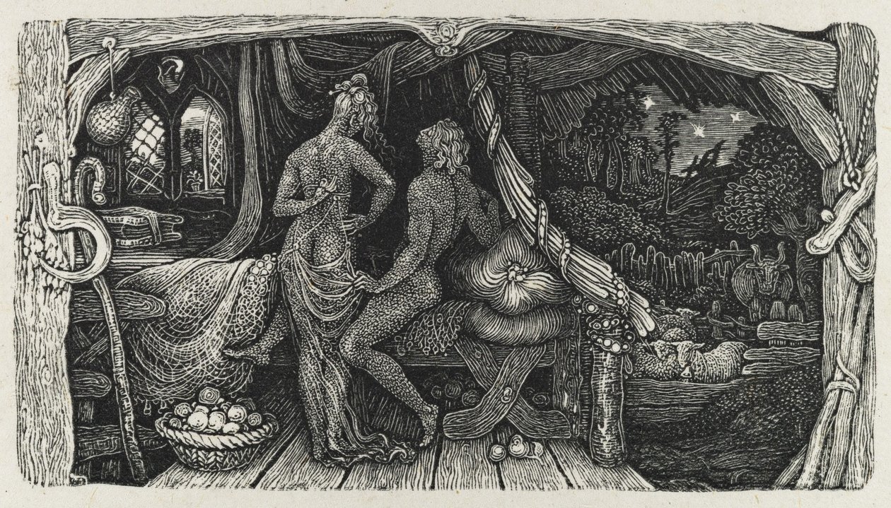 Idylla Komnaty, 1831. autorstwa Edward Calvert