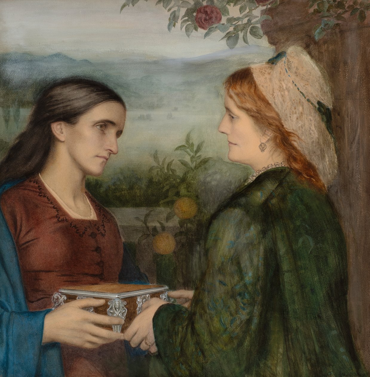 Prezent (akwarela) autorstwa Edward Clifford