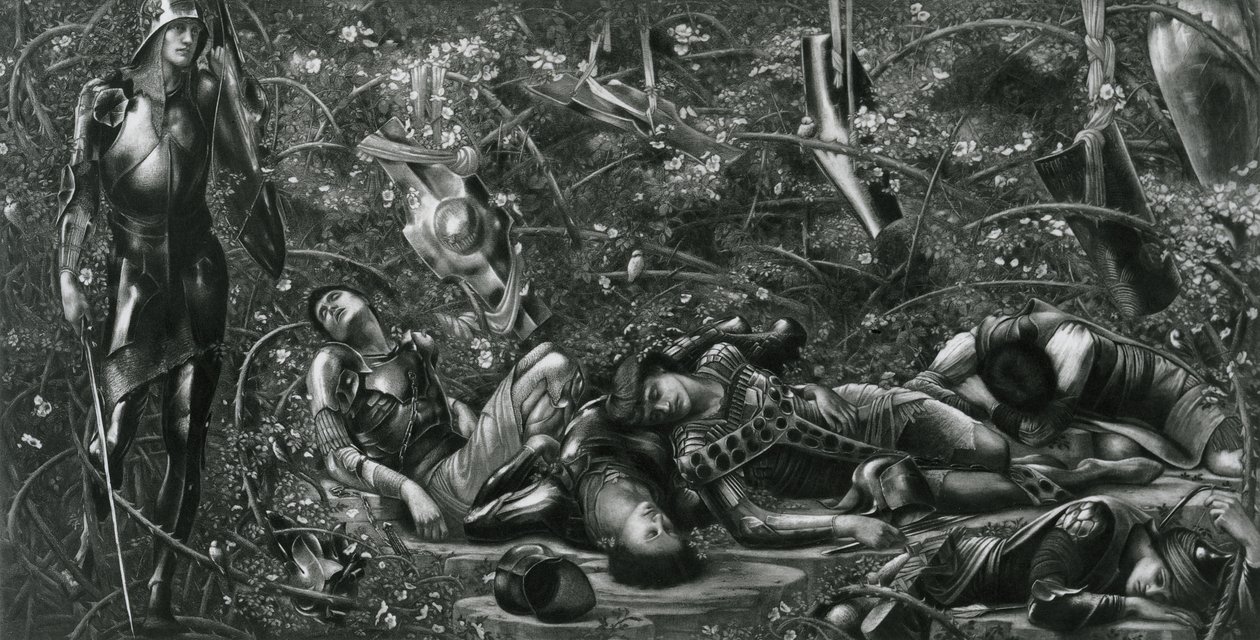 Wrzosiec, z serii Wrzosiec autorstwa Edward Coley (after) Burne Jones