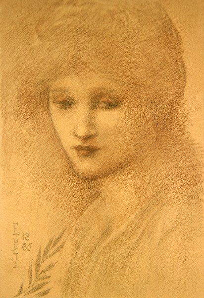 Portret Laury Littleton autorstwa Edward Coley Burne Jones