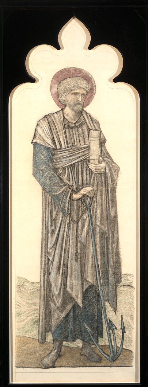 Św. Klemens autorstwa Edward Coley Burne Jones