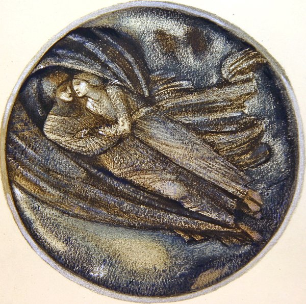 Księga Kwiatów: XXII. Z wiatrem autorstwa Edward Coley Burne Jones
