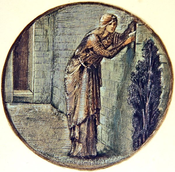 Księga kwiatów: XXIV. Ściana chóru autorstwa Edward Coley Burne Jones