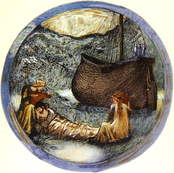 Księga Kwiatów: XXXV. Łąka Słodka autorstwa Edward Coley Burne Jones