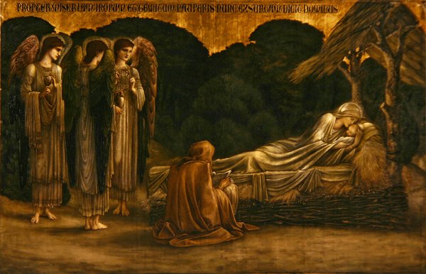 Król i Pasterz autorstwa Edward Coley Burne Jones