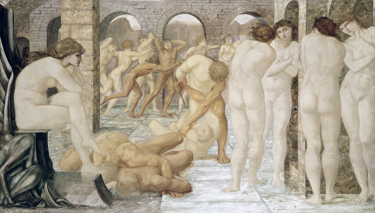 Venus Discordia (olej na płótnie) autorstwa Edward Coley Burne Jones