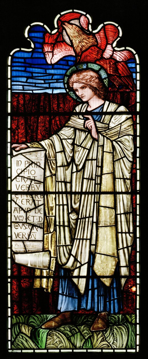 Ashton Under Lyne, Kościół Kongregacyjny Albion, Morris & Co., Edward Burne-Jones, St Matthew, 1896 autorstwa Edward Burne Jones