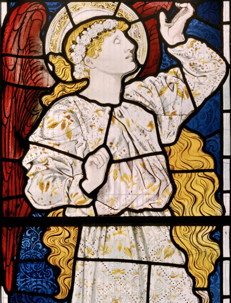 Bisceter, St Edberg, Morris, Marshall, Faulkner & Co, Edward Burne-Jones, Nadzieja, 1866 autorstwa Edward Burne Jones
