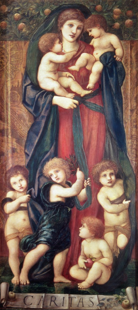 Caritas, 1867 autorstwa Edward Burne Jones