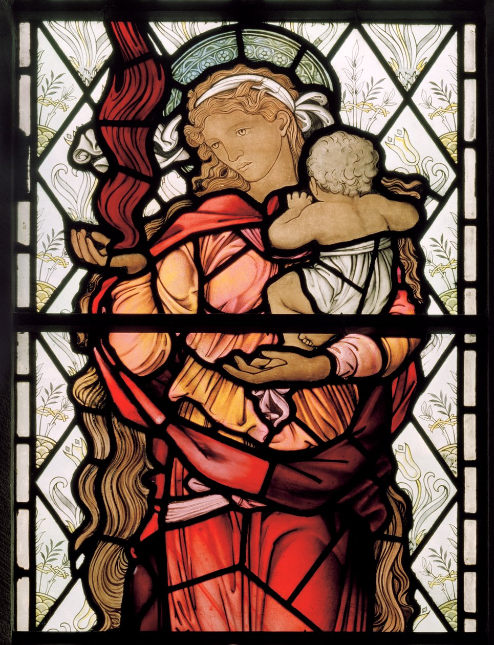 Jałmużna autorstwa Edward Coley Burne Jones