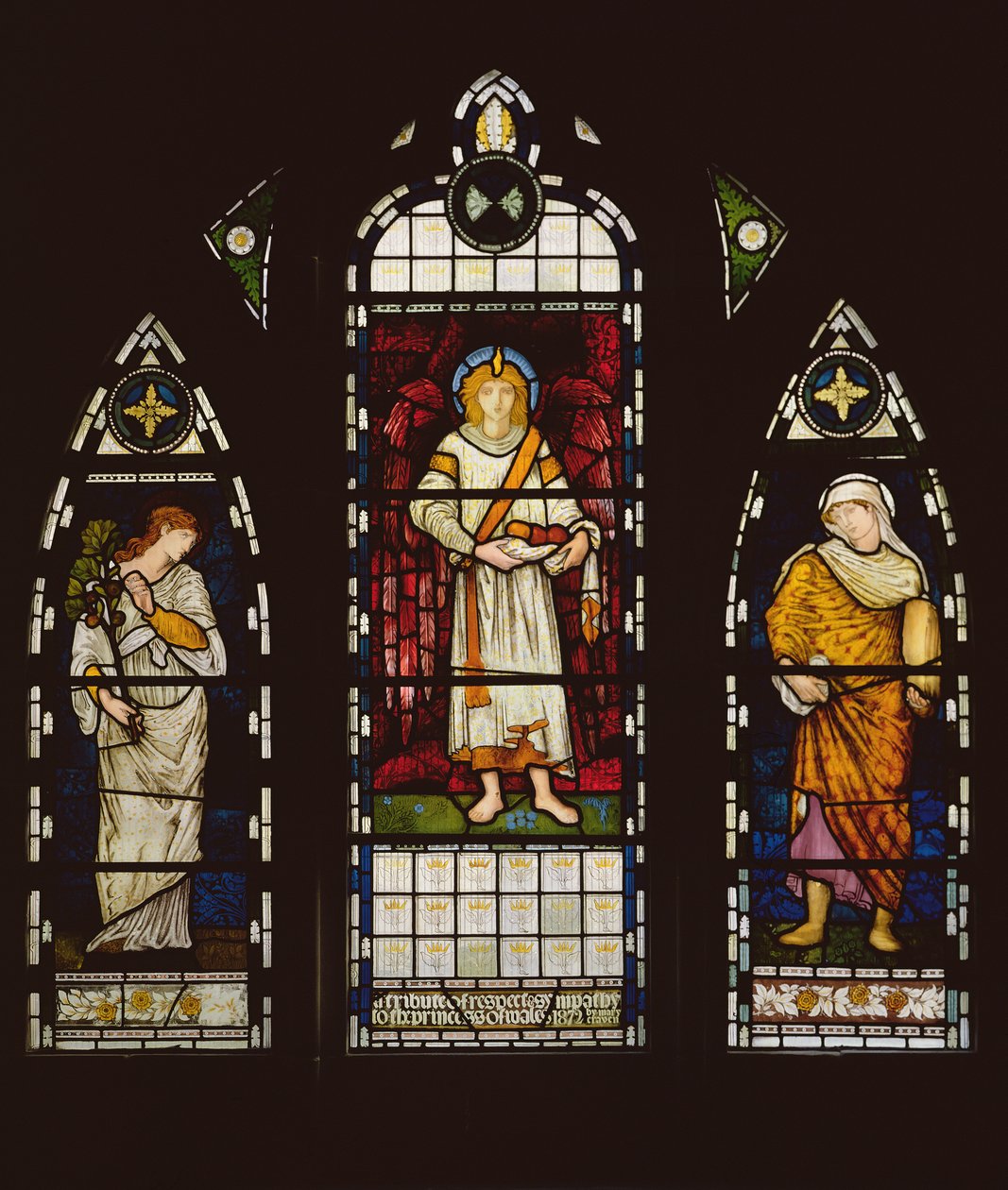 Dorothea i Teofil, ok. 1861-62 autorstwa Edward Burne Jones