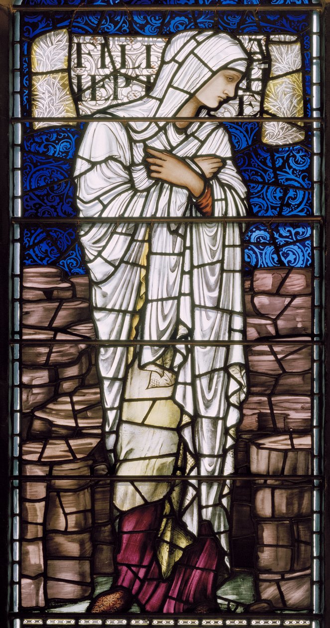 Edynburg, Katedra St Giles, Morris & Co., Edward Burne-Jones, Córka Jepthas, 1886 autorstwa Edward Burne Jones