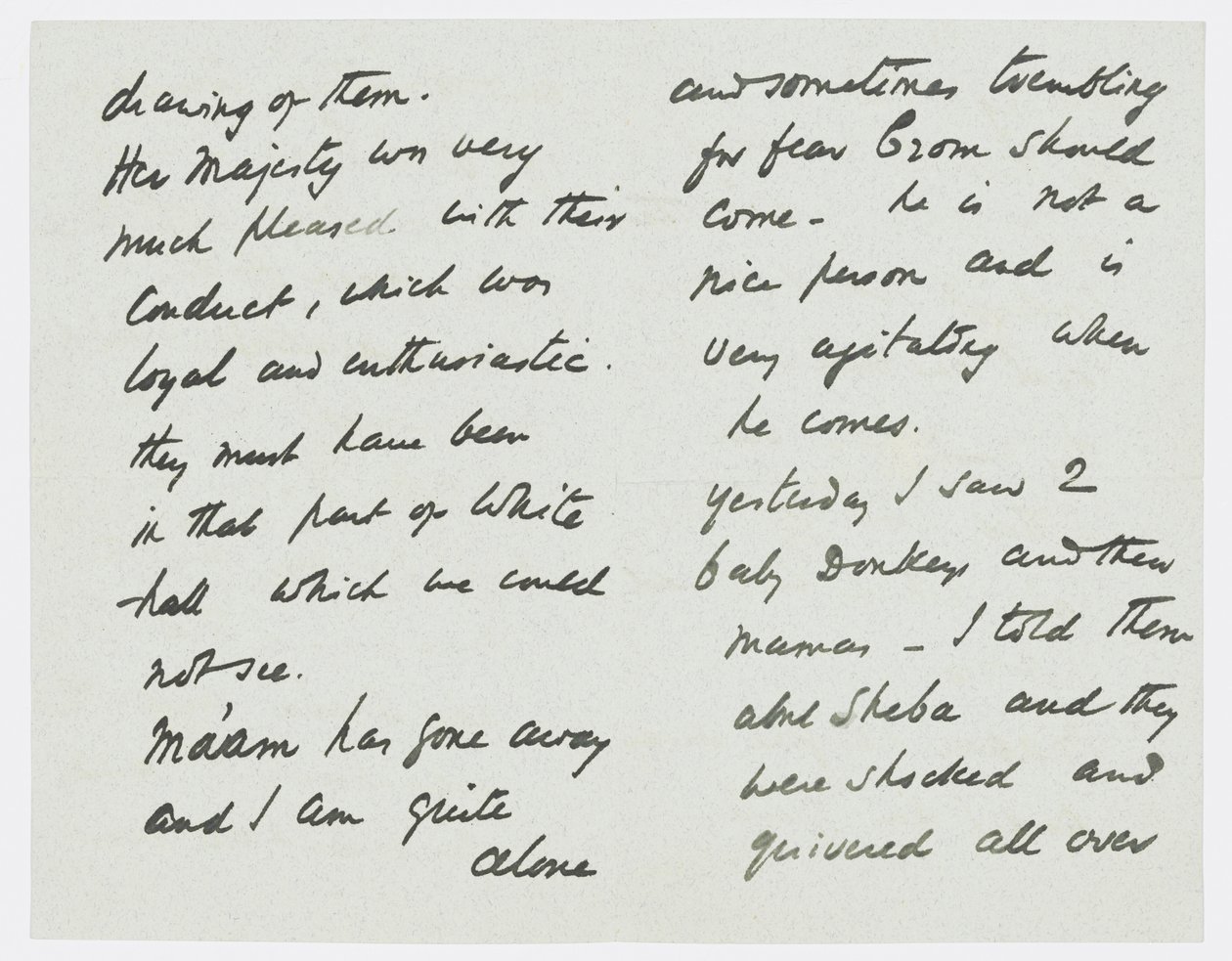 List do wnuczki artysty Angeli Thirkell (ołówek na papierze) autorstwa Edward Burne Jones