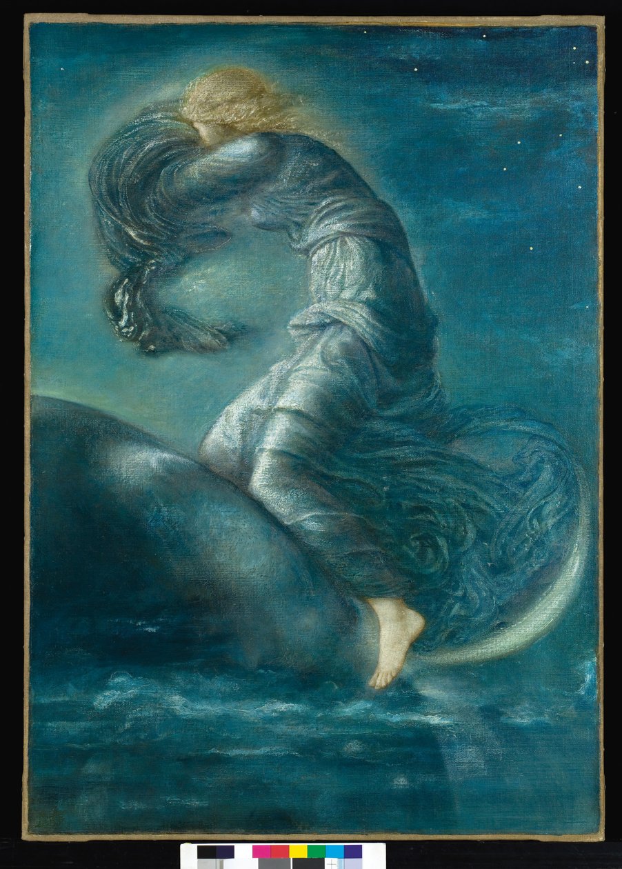 Luna, ok.1872-75 autorstwa Edward Burne Jones