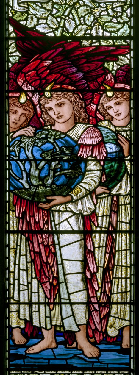 Oxford Harris Manchester College, Morris & Co., Edward Burne-Jones, Dni stworzenia, 1895 autorstwa Edward Burne Jones