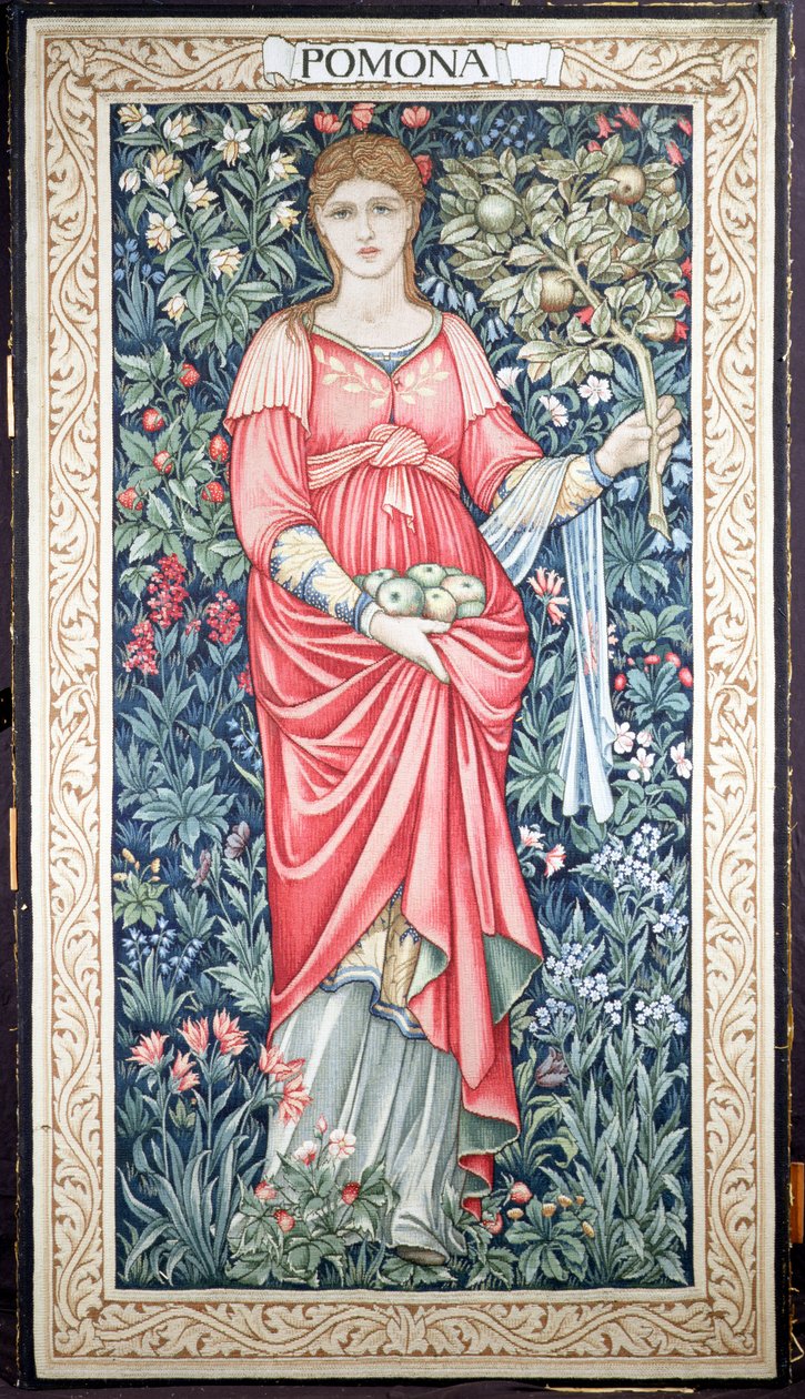 Pomona, wykonana przez Morris und Co., ok. 1885 (gobelin) autorstwa Edward Burne Jones