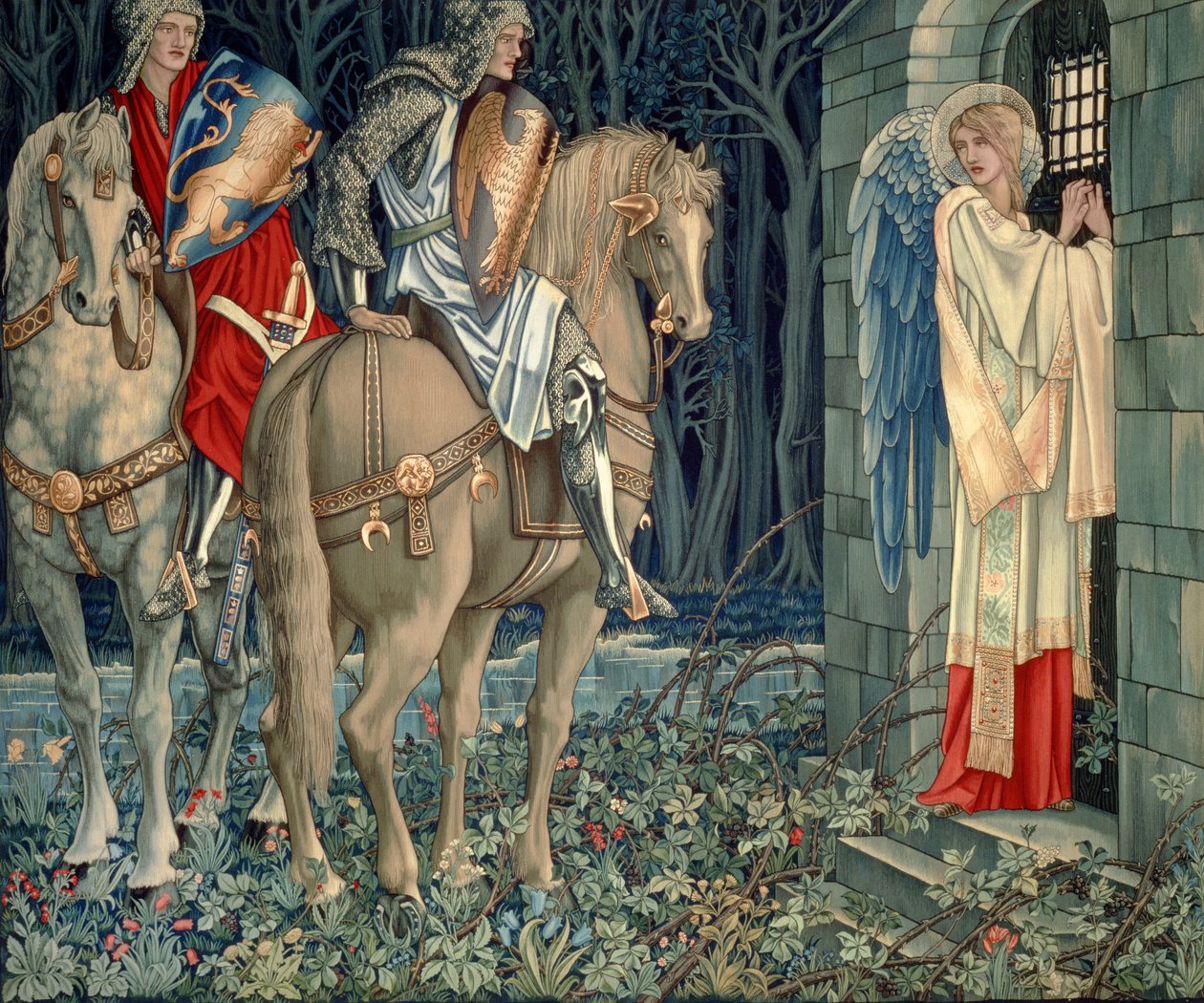 Poszukiwanie gobelinów Świętego Graala - Panel 3 - Niepowodzenie Sir Gawaine