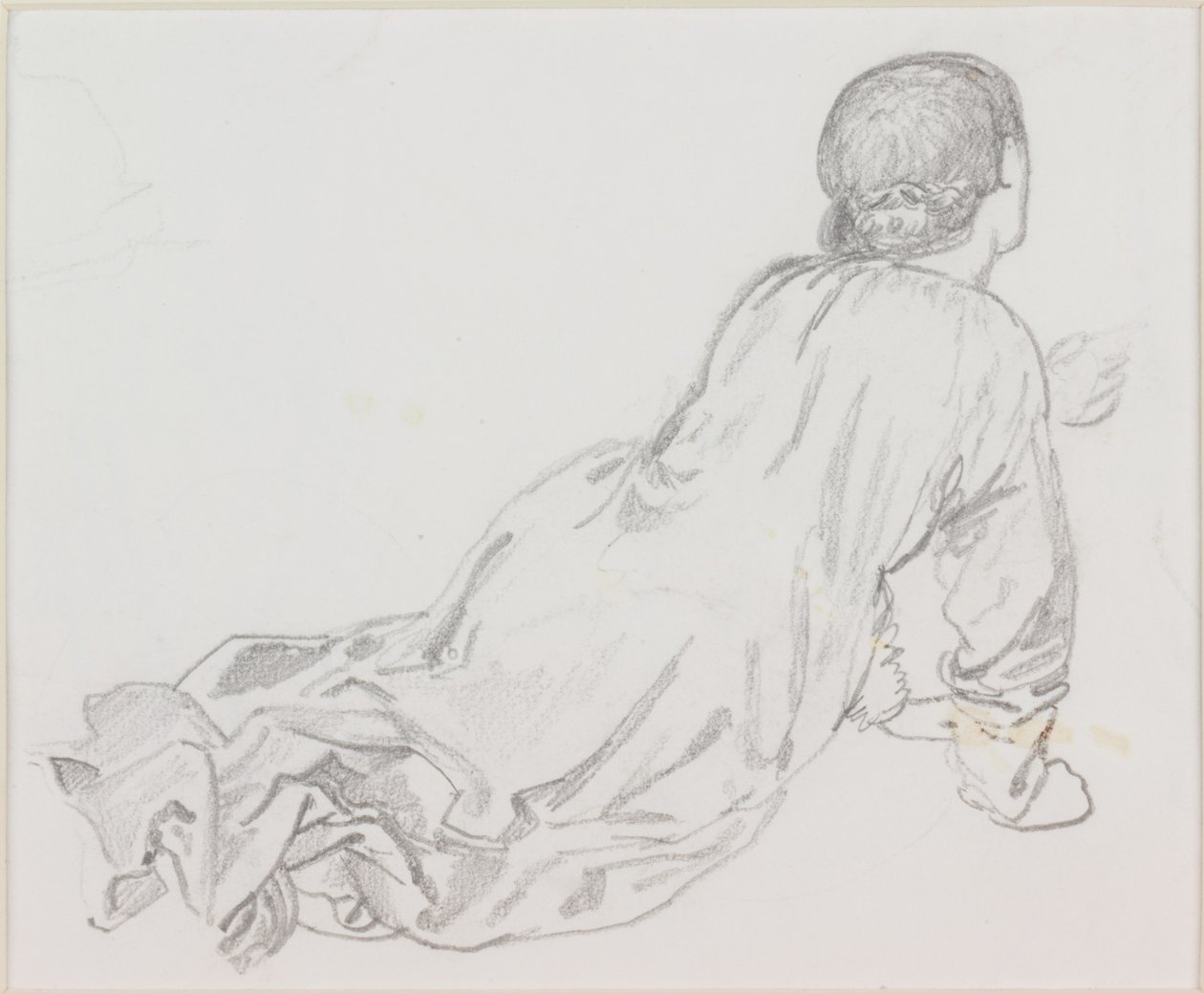 Leżąca postać autorstwa Edward Burne Jones