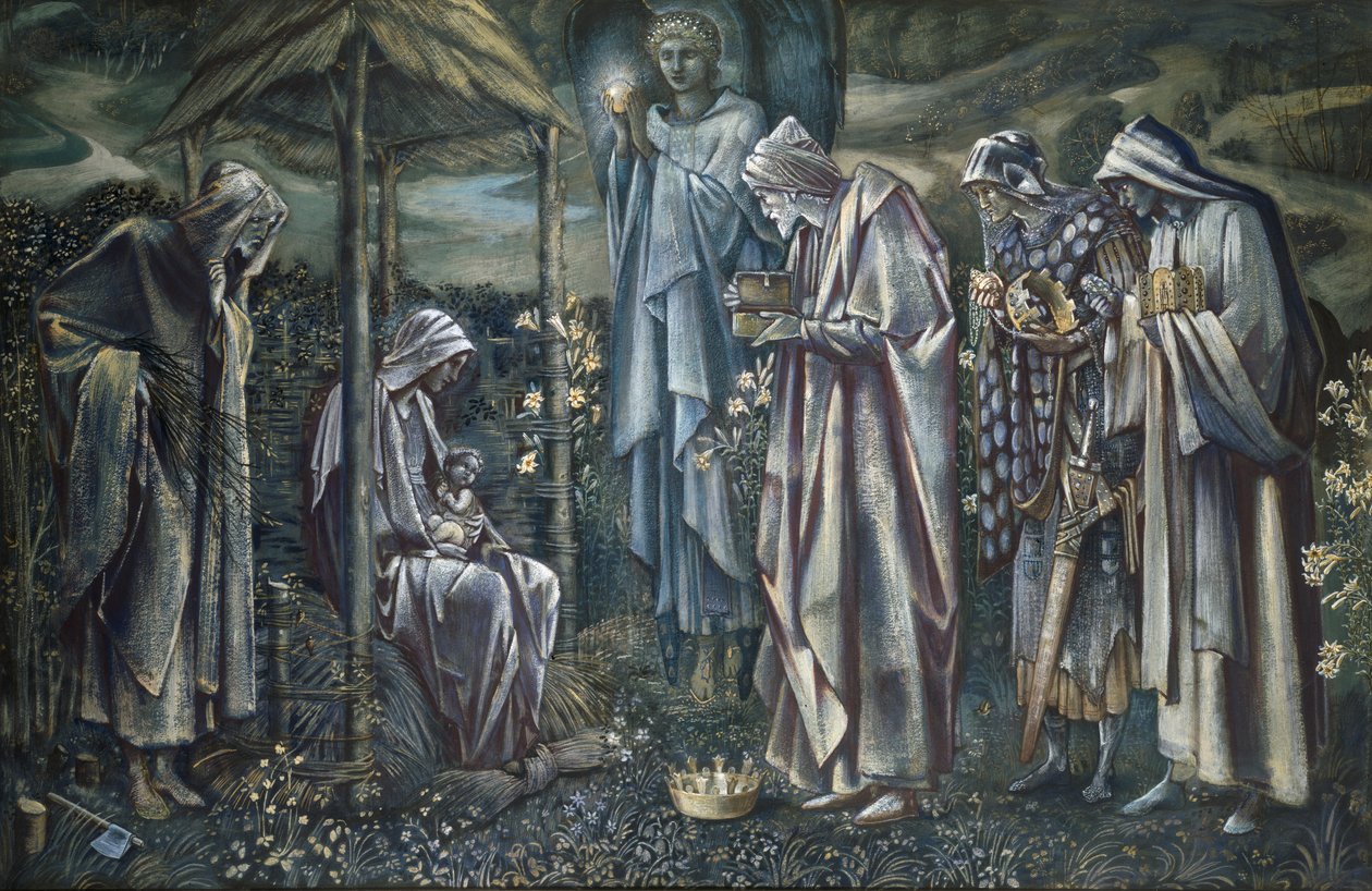 Gwiazda Betlejemska autorstwa Edward Burne Jones
