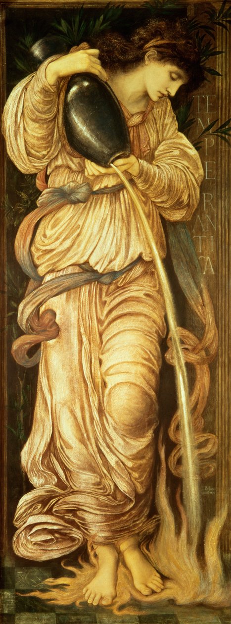 Wstrzemięźliwość, 1872 autorstwa Edward Burne Jones