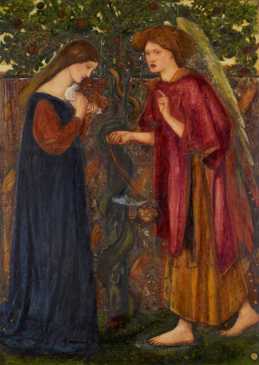 Zwiastowanie autorstwa Edward Burne Jones