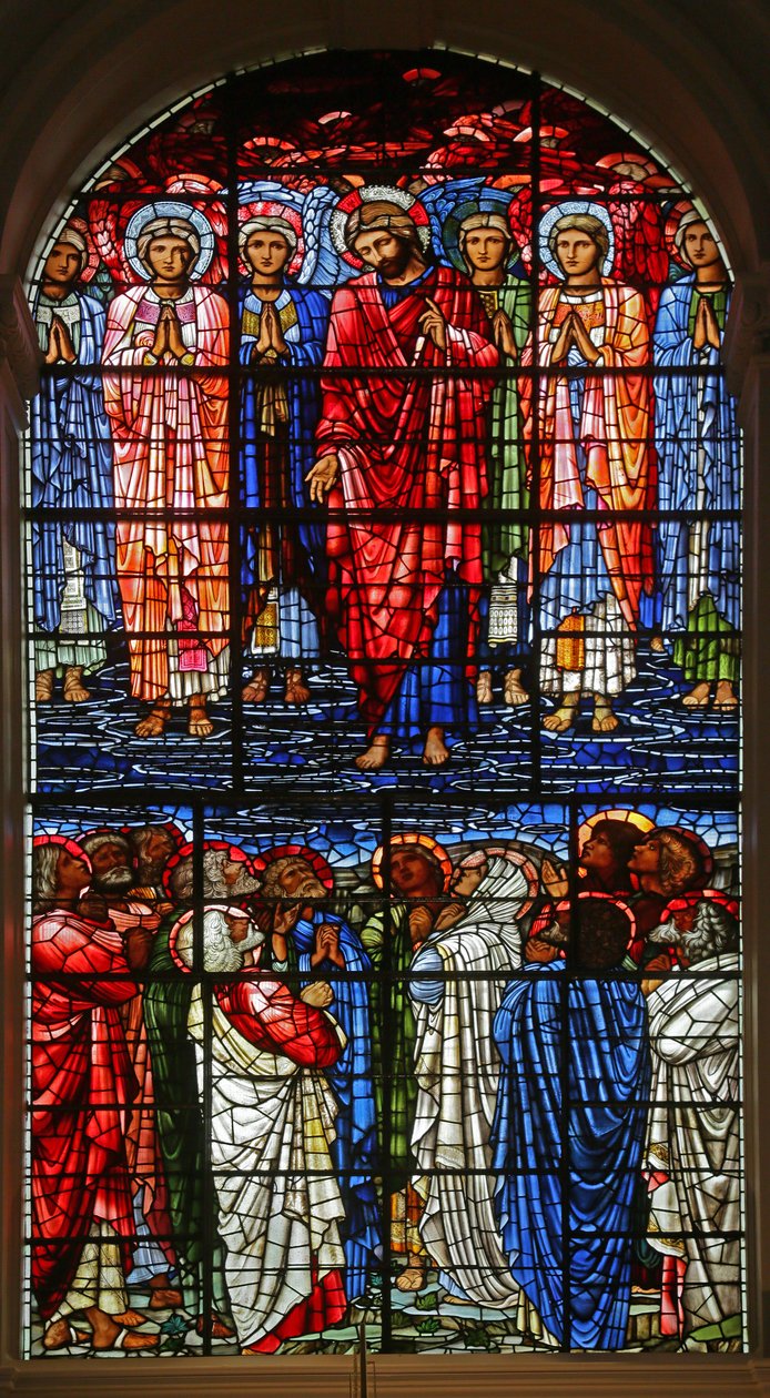 Wniebowstąpienie, 1885-1897 (witraż) autorstwa Edward Burne Jones