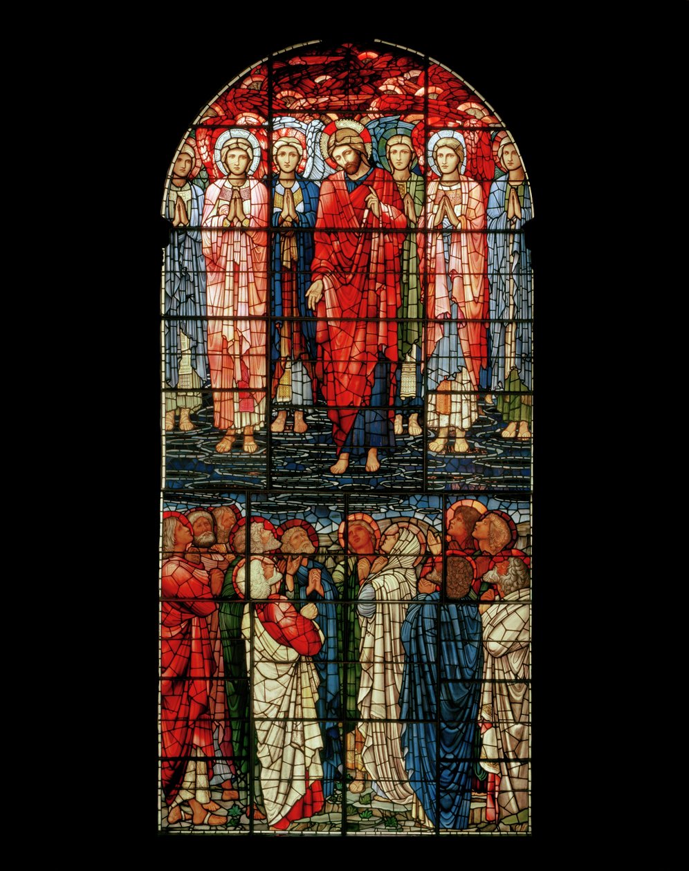 Okno Wniebowstąpienia, 1885 (witraż) autorstwa Edward Burne Jones