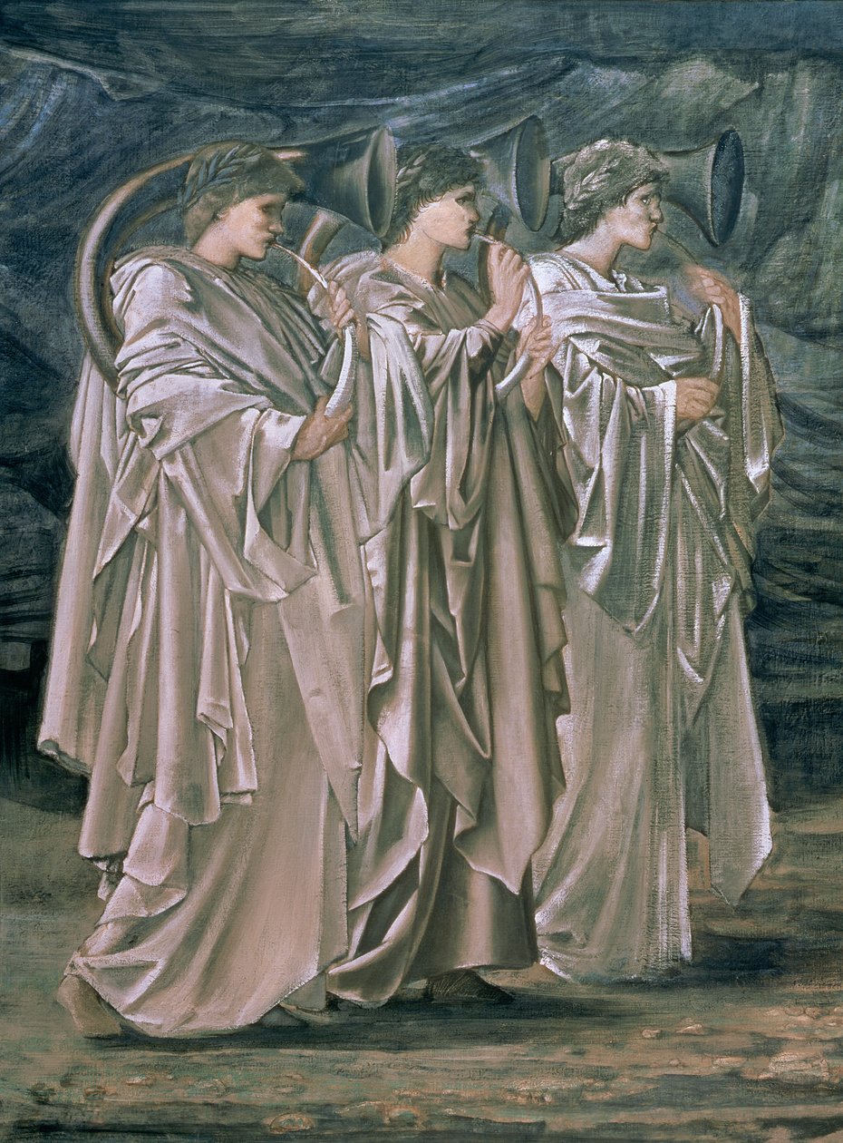 Wyzwanie w dziczy, 1874-98 autorstwa Edward Burne Jones