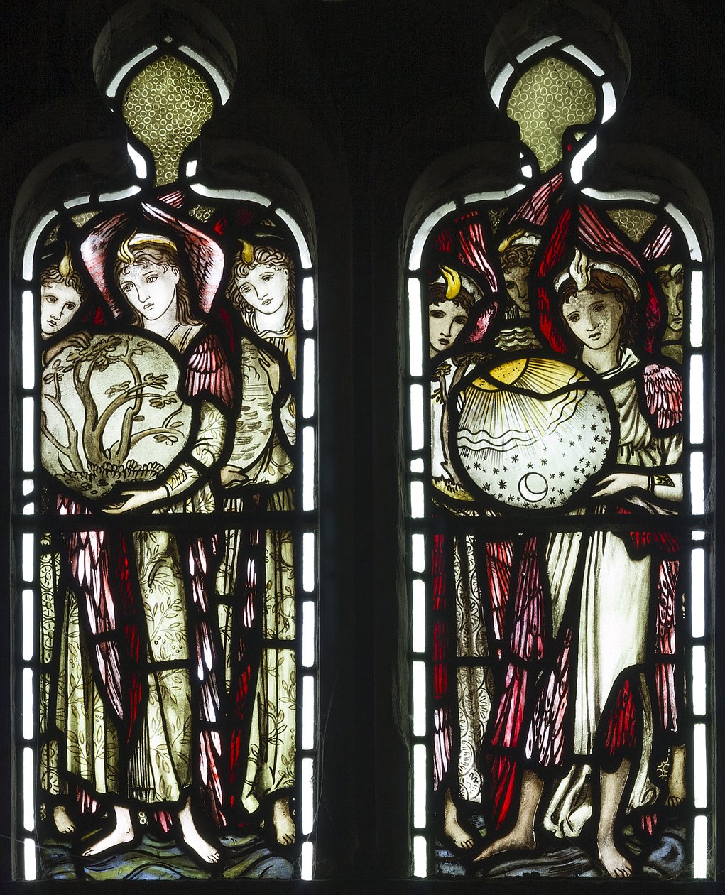 Dni stworzenia, 1874 (witraże) autorstwa Edward Burne Jones