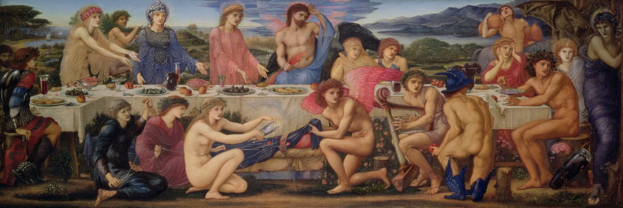 Święto Peleusa autorstwa Edward Burne Jones
