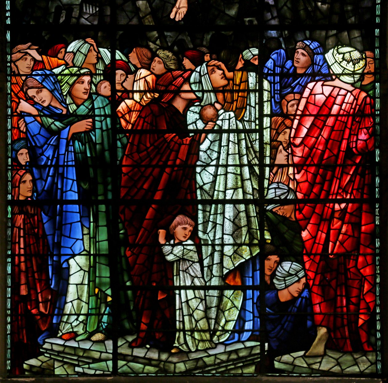 Sąd Ostateczny, 1885-1897 (witraże) autorstwa Edward Burne Jones