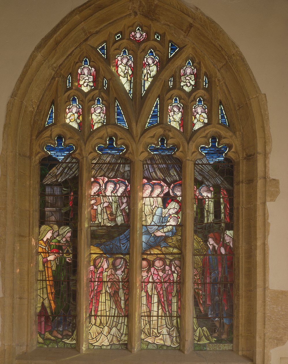 Narodzenia, 1862 autorstwa Edward Burne Jones