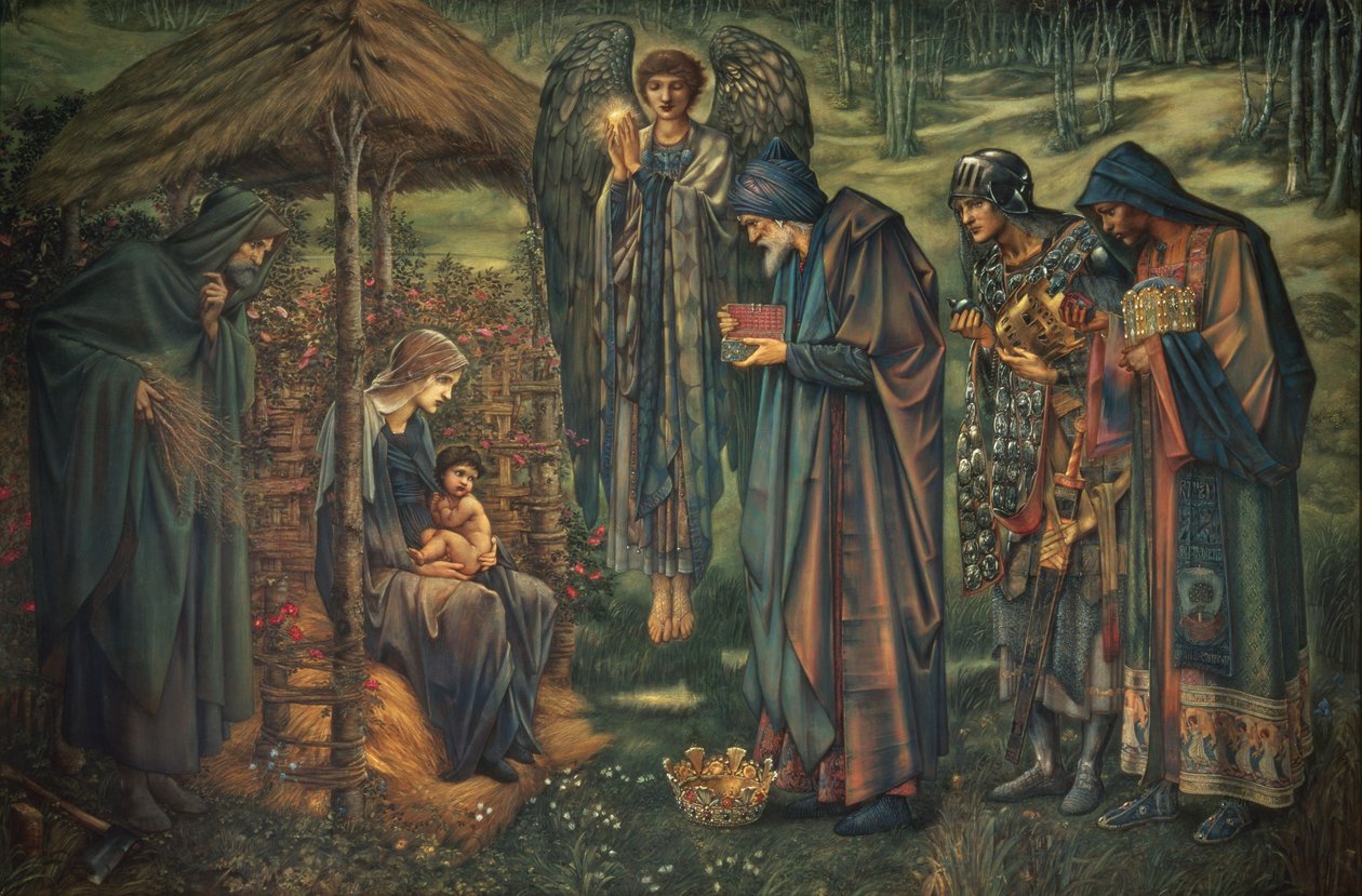 Gwiazda Betlejemska, 1888-91 autorstwa Edward Burne Jones