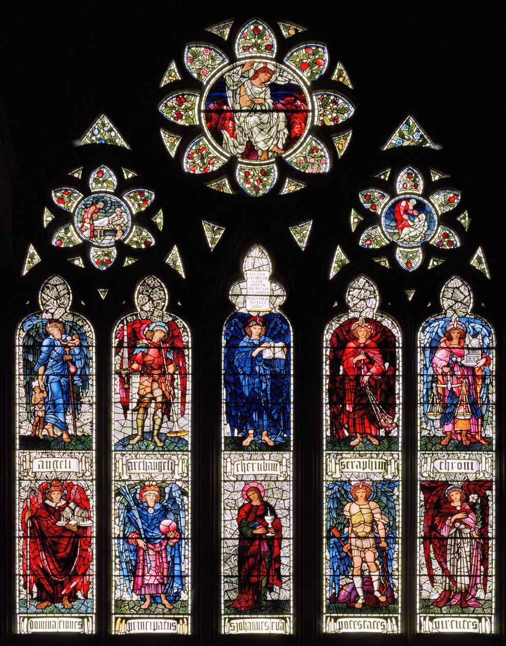 Zachodnie okno autorstwa Edward Coley Burne Jones