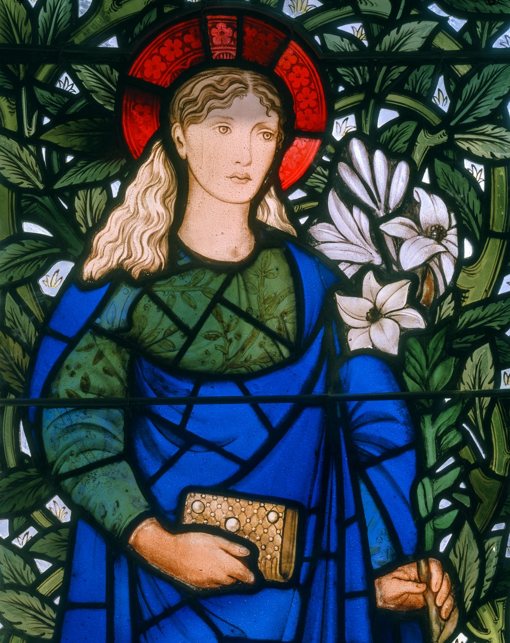 Whitelands College, Morris & Co., Edward Burne-Jones, Mary, 1886 autorstwa Edward Burne Jones