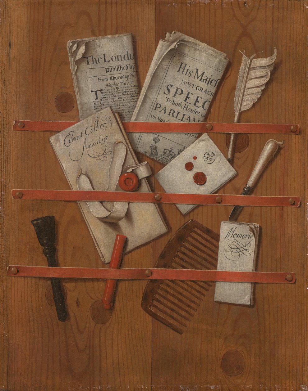 Stojak na listy autorstwa Edward Collier