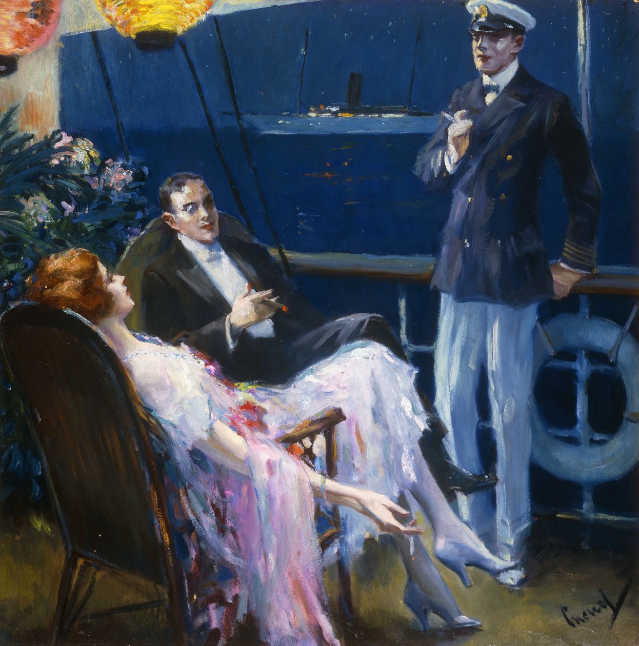 Podczas rejsu autorstwa Edward Cucuel