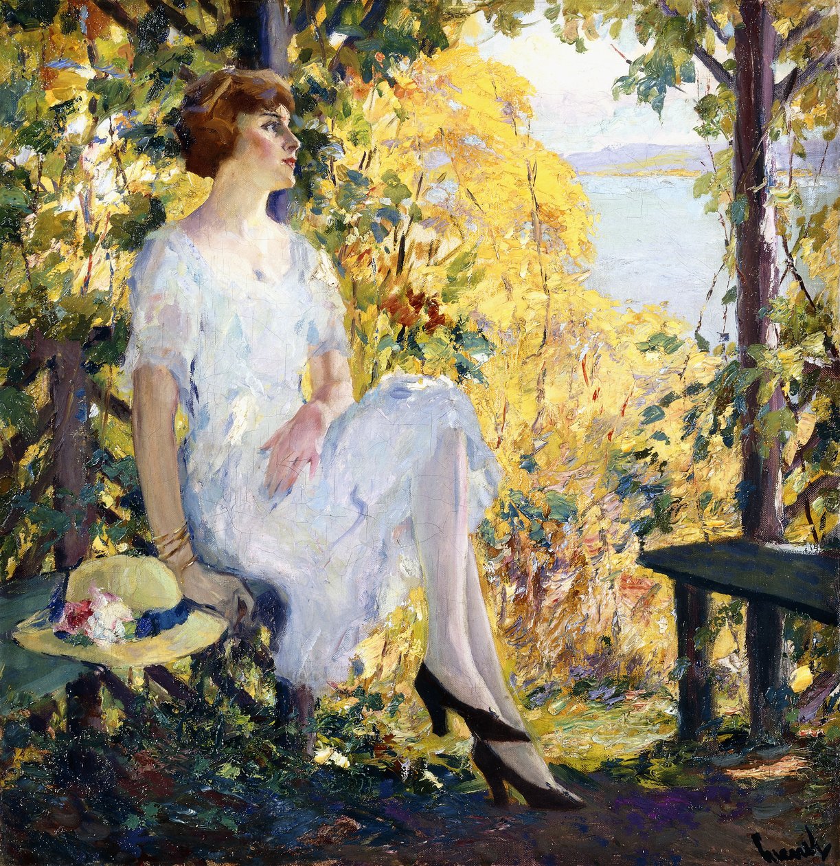 Pod altaną autorstwa Edward Cucuel