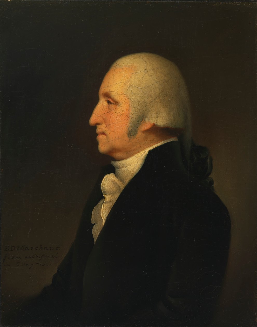 Jerzy Waszyngton, 1843-1844. autorstwa Edward Dalton Marchant