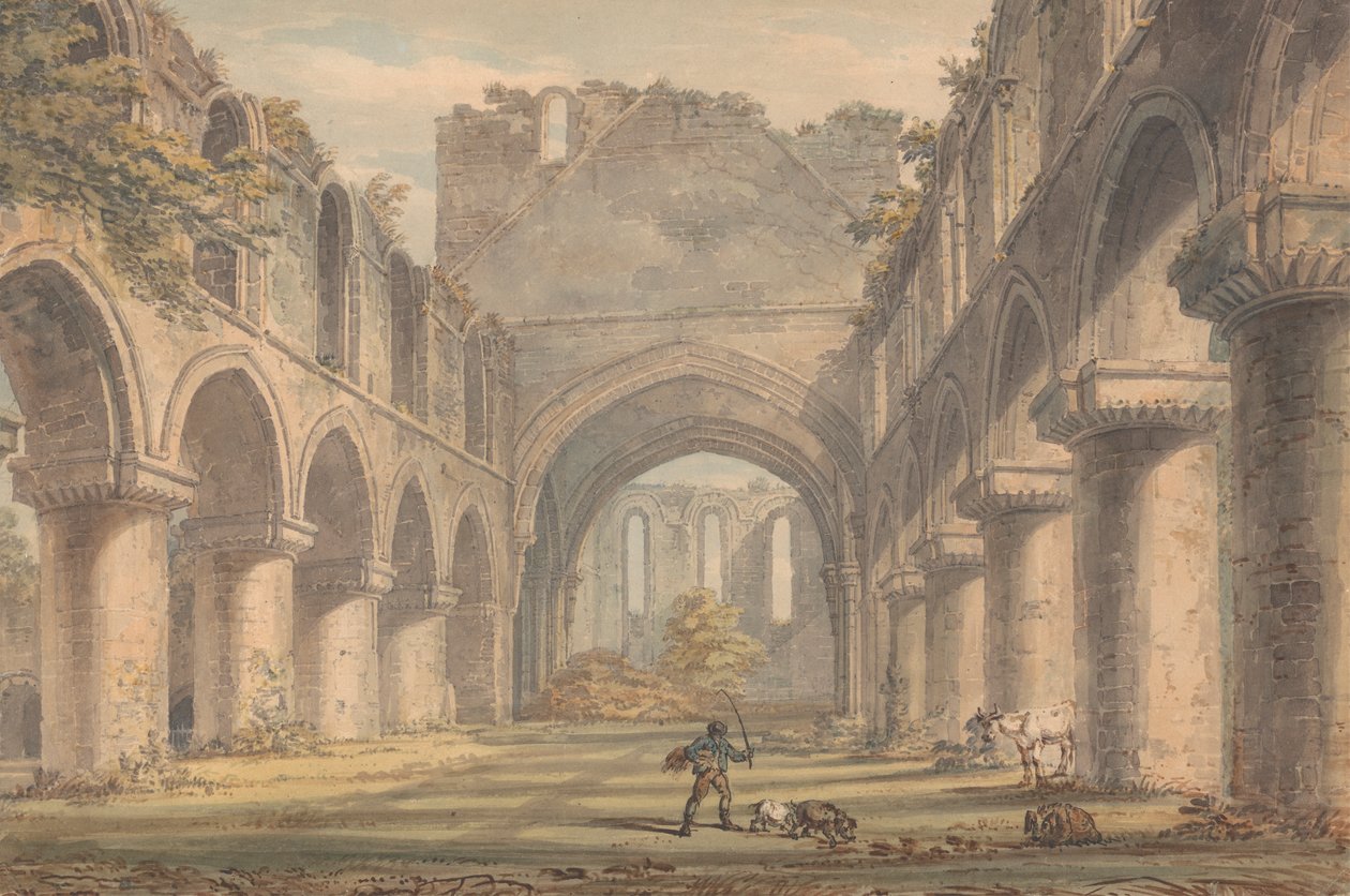 Opactwo Buildwas, Shropshire autorstwa Edward Dayes