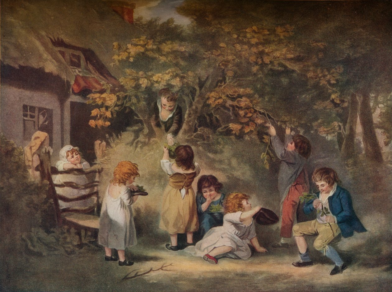 Dzieci orzechy, c1783 autorstwa Edward Dayes