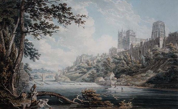 Katedra w Durham autorstwa Edward Dayes